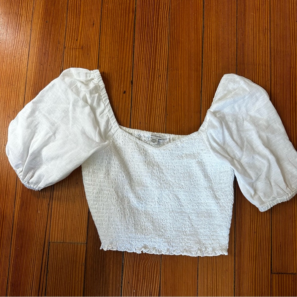 White American Eagle Blouse